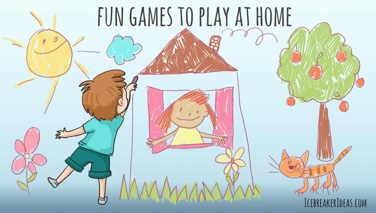 18 Fun Games to Play at Home - IcebreakerIdeas