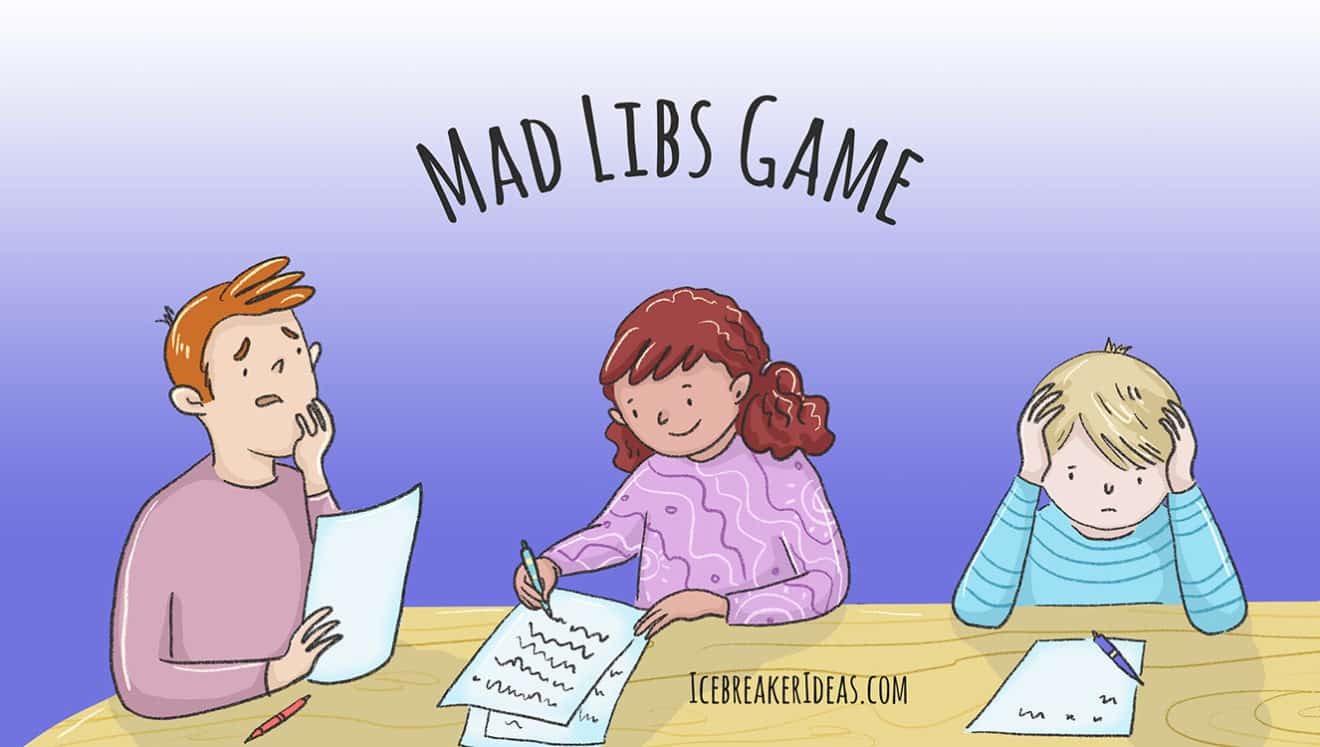 Mad Libs Example Words