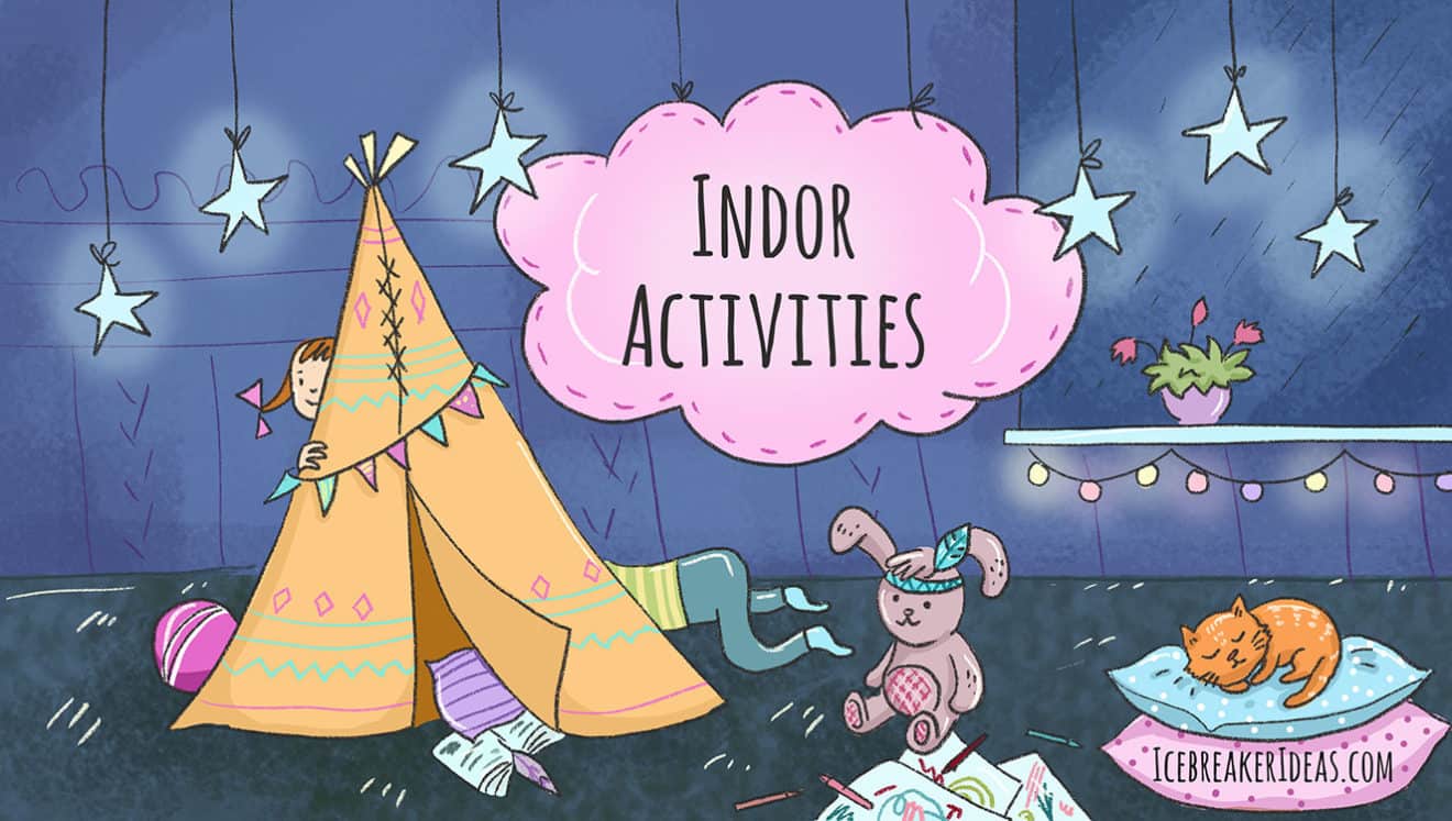 Rainy Day Activity - Indoor Camping