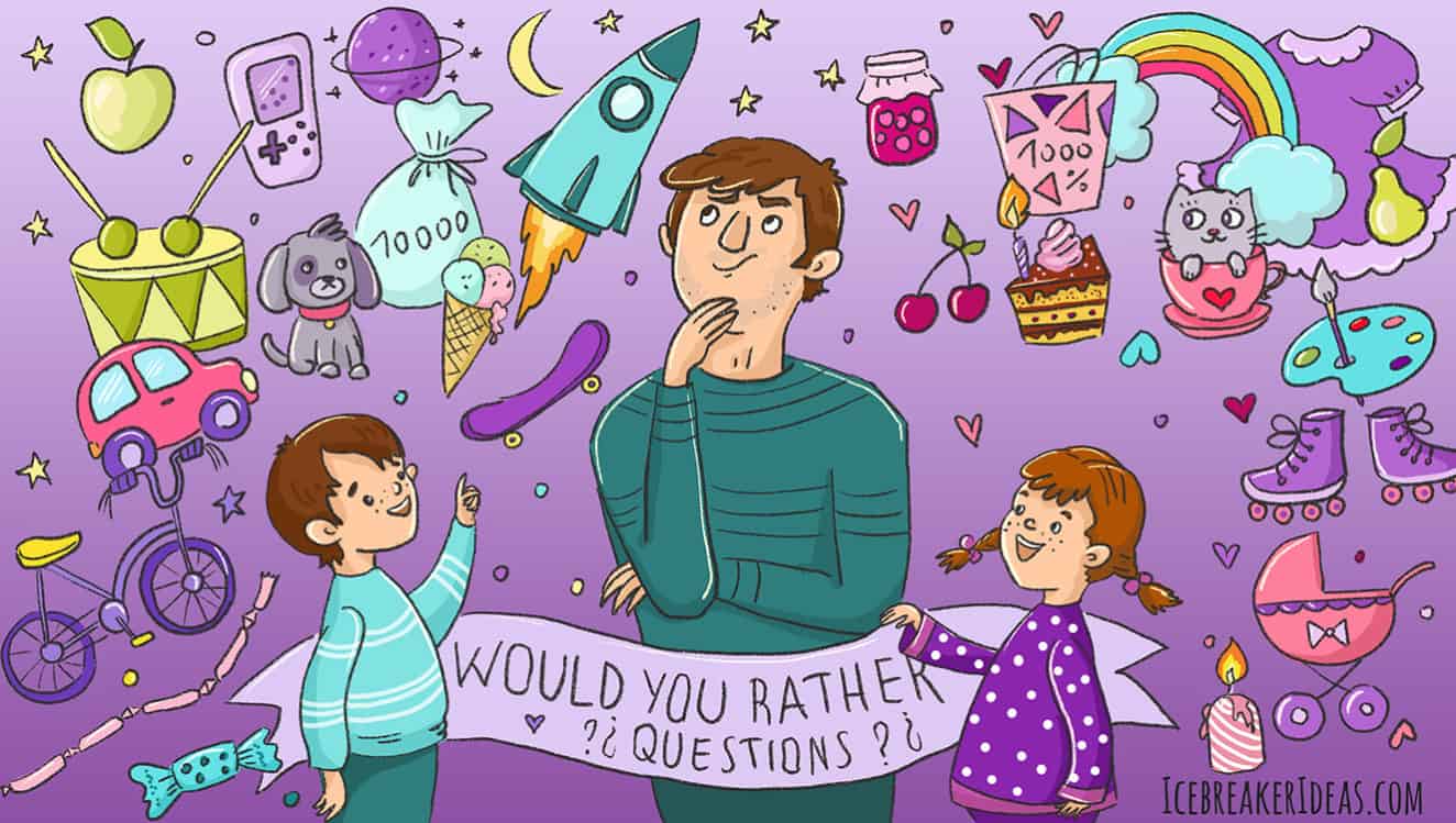 250+ Funny Would You Rather Questions for Kids, Teens and Adults