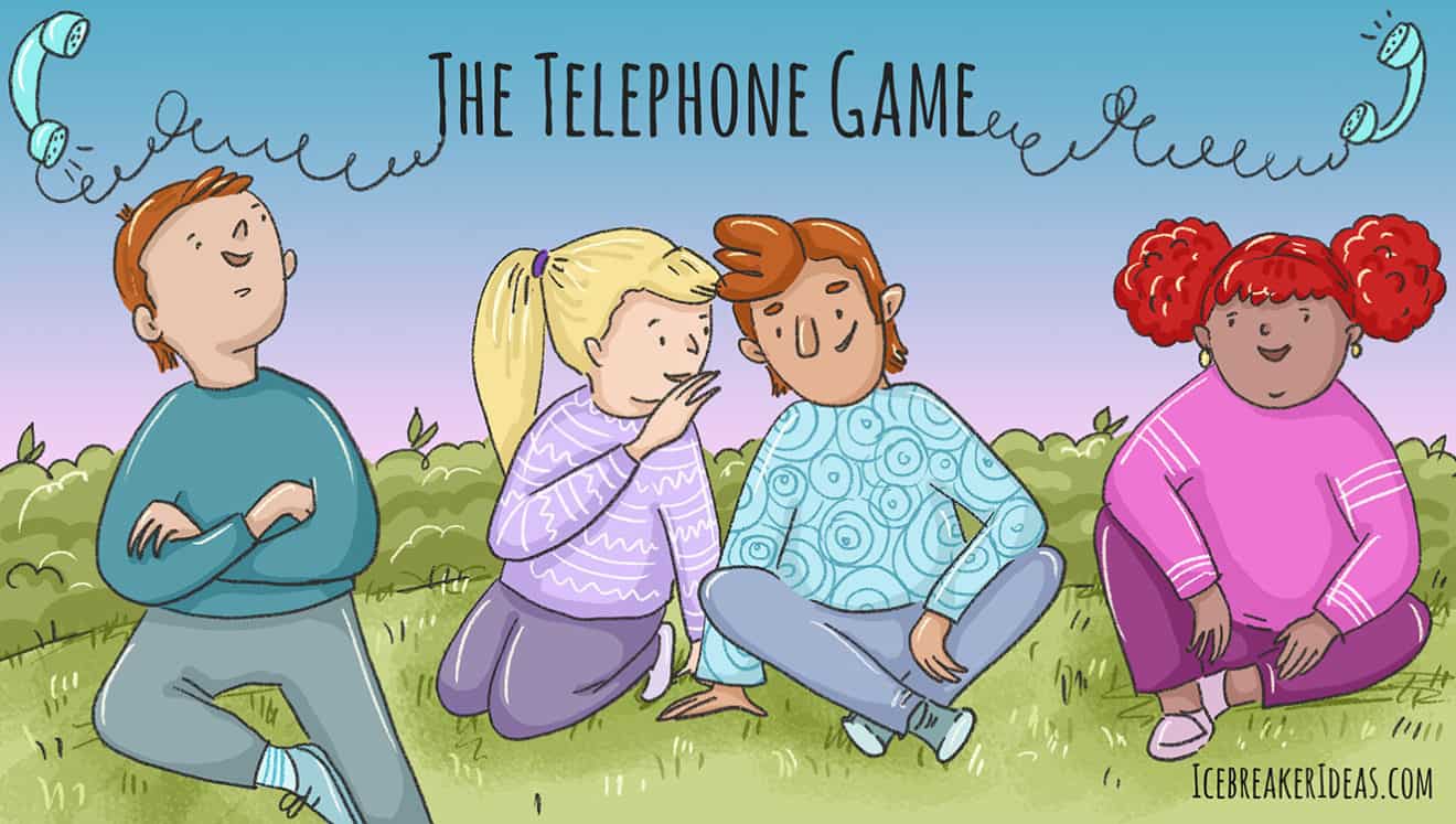 telephone game sentence ideas