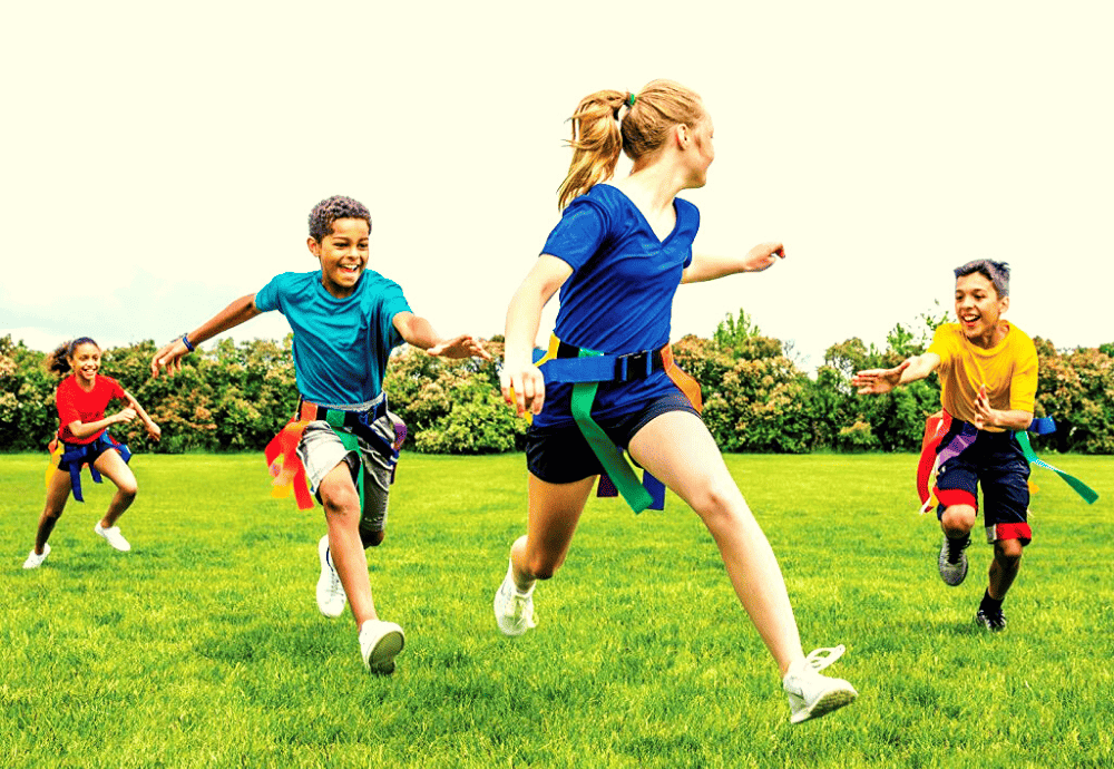 Kids Playing Tag